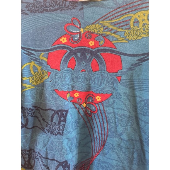 Rare Vintage 2001 Aerosmith Band T Shirt Size Medium *Wear From Washing - Picture 3 of 13